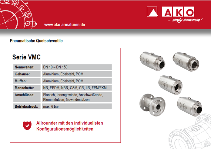 Ein Beispiel für AKO Aramaturen